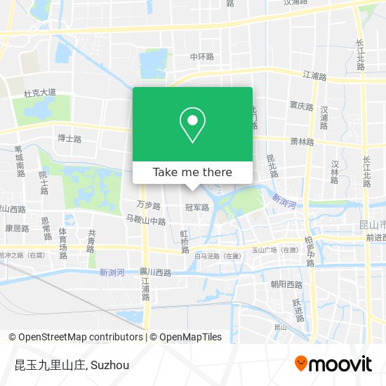昆玉九里山庄 map