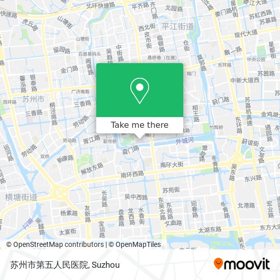 苏州市第五人民医院 map