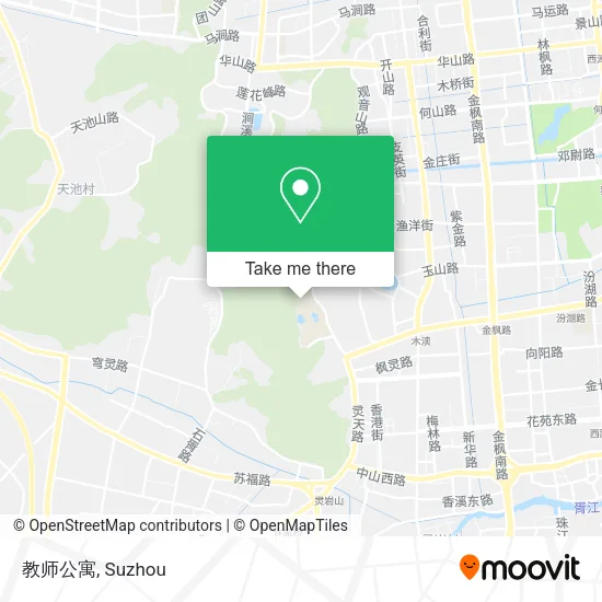 教师公寓 map