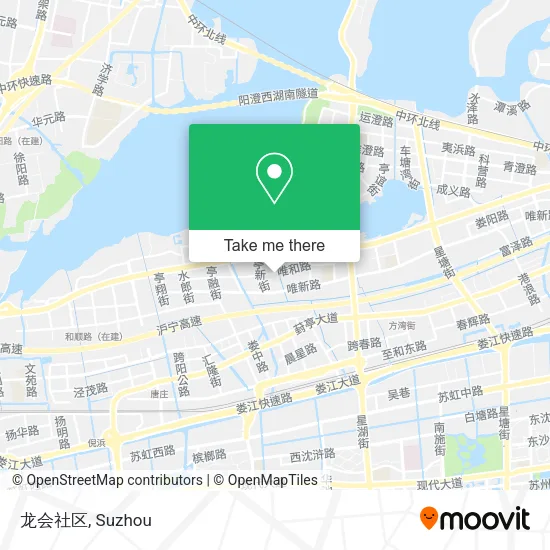 龙会社区 map