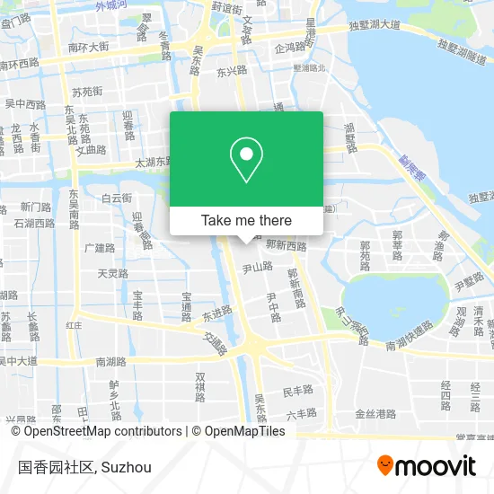 国香园社区 map