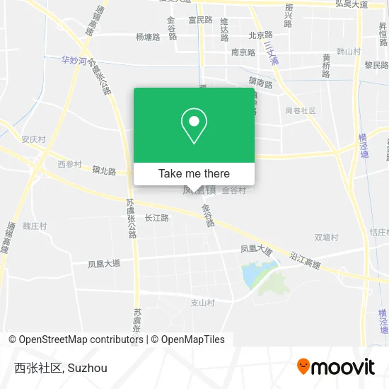 西张社区 map