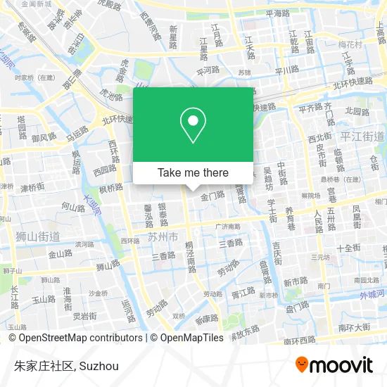 朱家庄社区 map