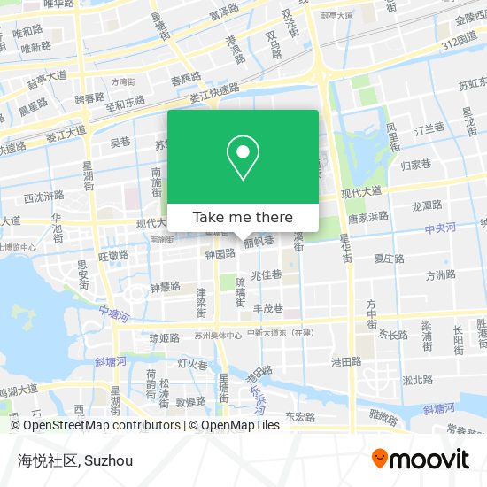 海悦社区 map