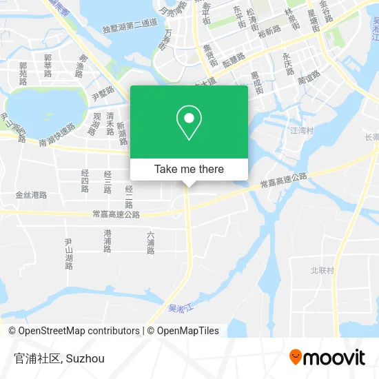 官浦社区 map