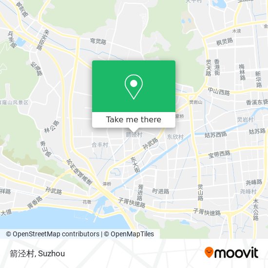 箭泾村 map
