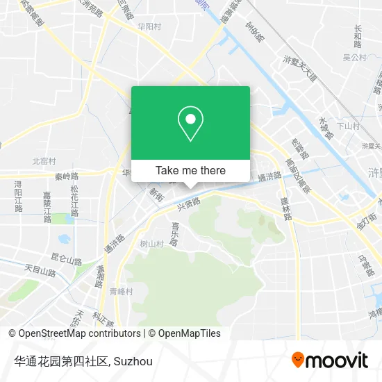 华通花园第四社区 map