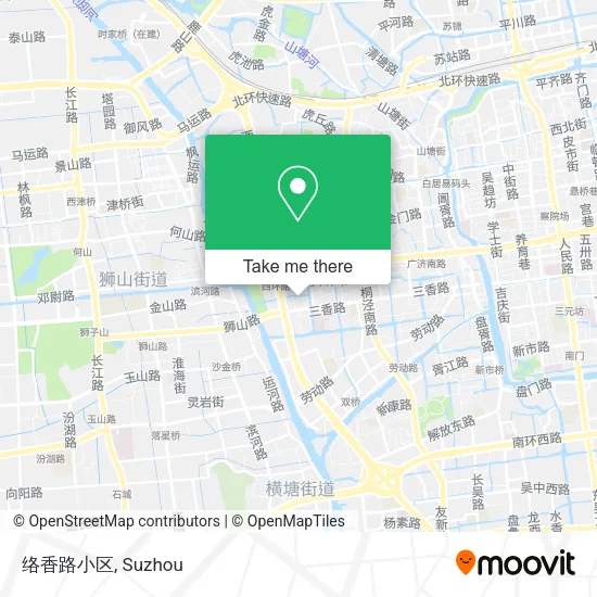 络香路小区 map