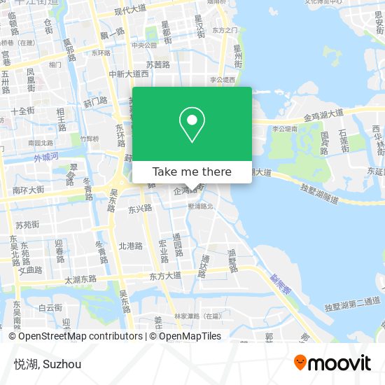 悦湖 map