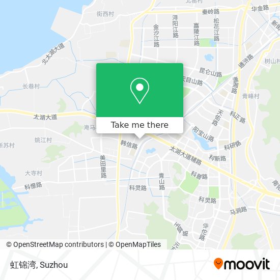 虹锦湾 map