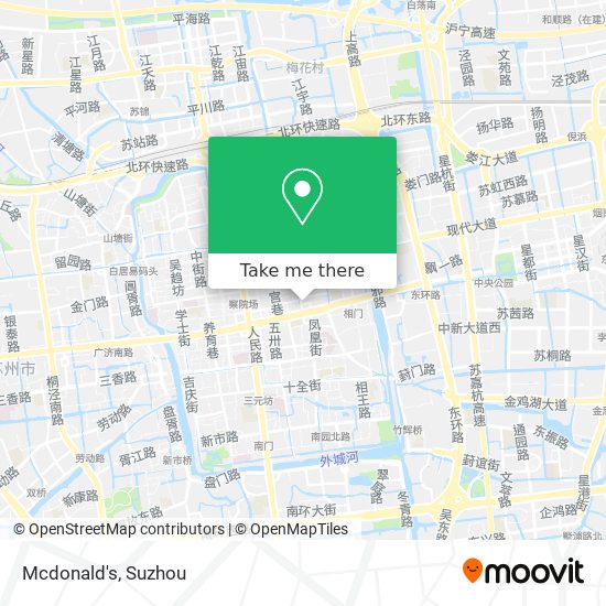 Mcdonald's map
