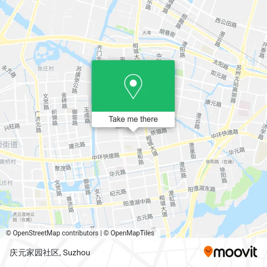 庆元家园社区 map