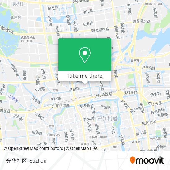 光华社区 map