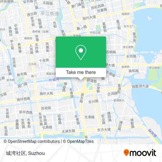 城湾社区 map