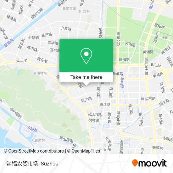 常福农贸市场 map