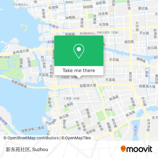 新东苑社区 map