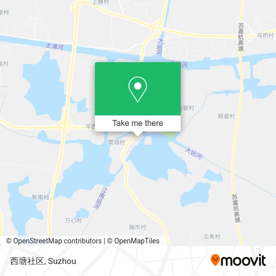 西塘社区 map