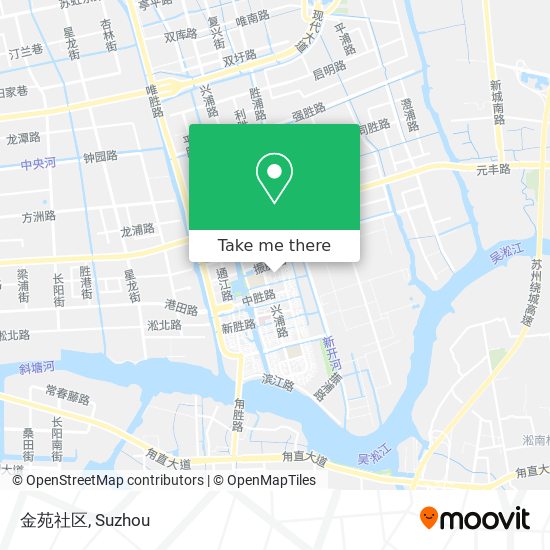 金苑社区 map