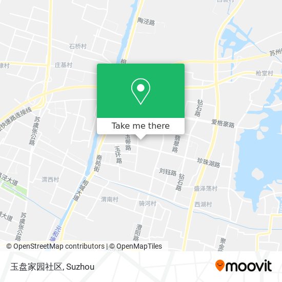 玉盘家园社区 map