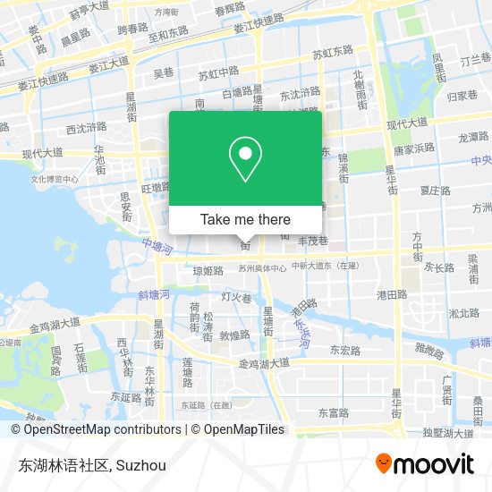 东湖林语社区 map