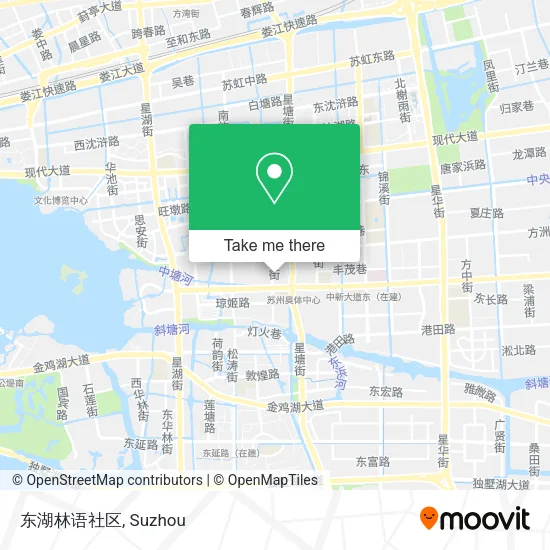 东湖林语社区 map
