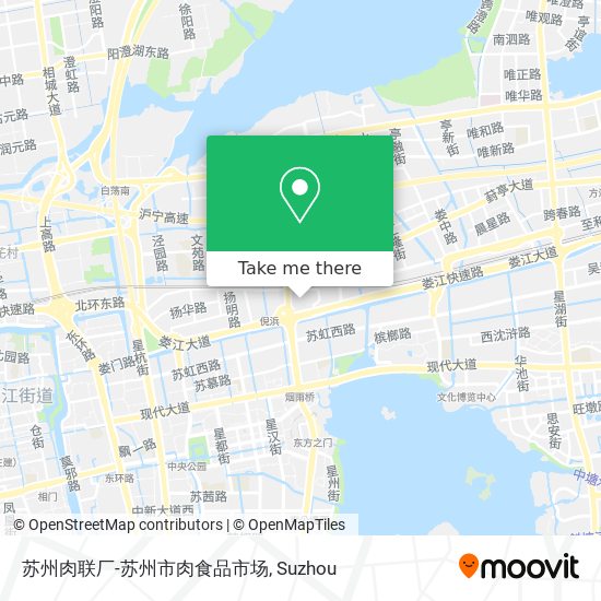 苏州肉联厂-苏州市肉食品市场 map