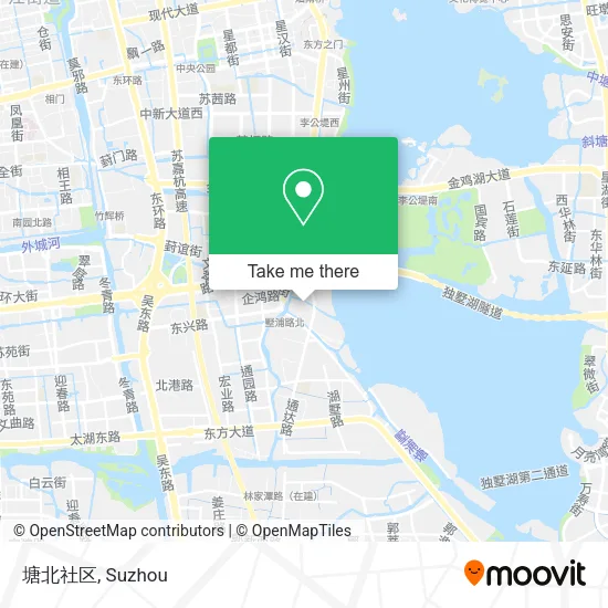 塘北社区 map