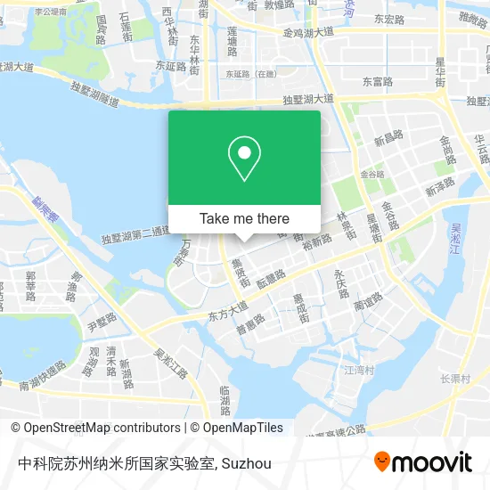 中科院苏州纳米所国家实验室 map
