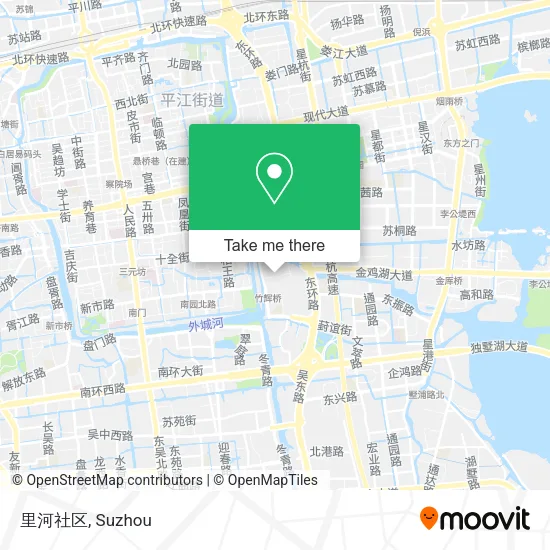 里河社区 map