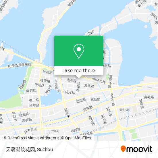 天著湖韵花园 map