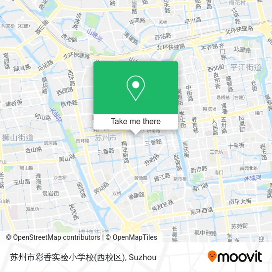 苏州市彩香实验小学校(西校区) map