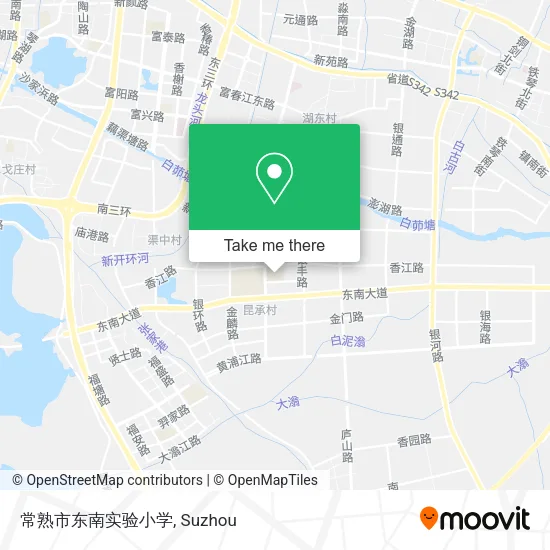 常熟市东南实验小学 map