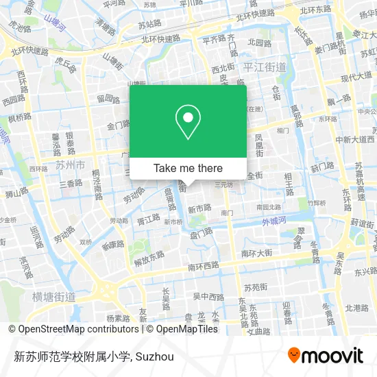新苏师范学校附属小学 map
