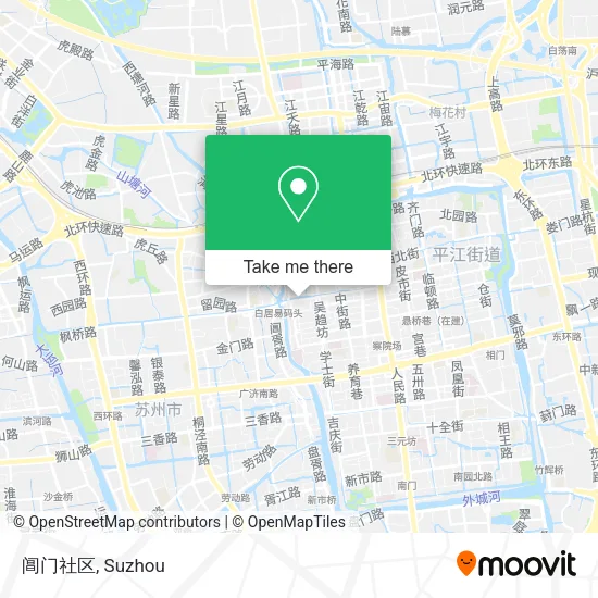 阊门社区 map