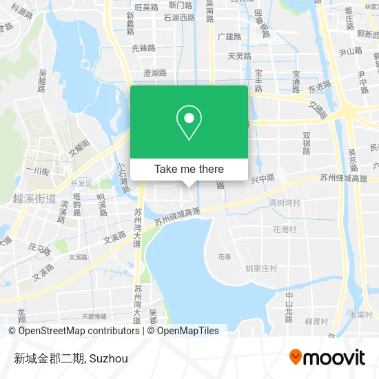 新城金郡二期 map