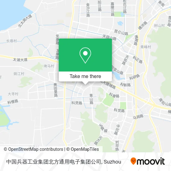 中国兵器工业集团北方通用电子集团公司 map