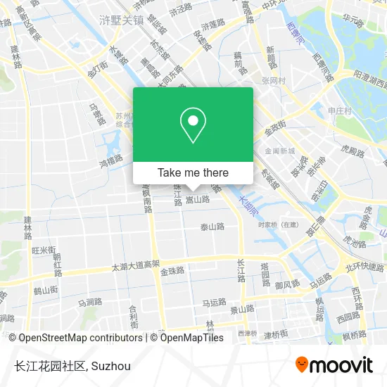 长江花园社区 map