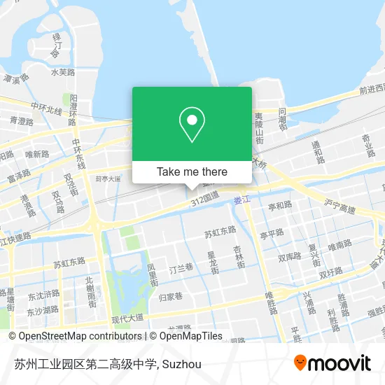 苏州工业园区第二高级中学 map
