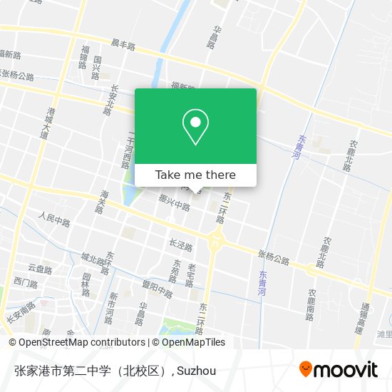 张家港市第二中学（北校区） map