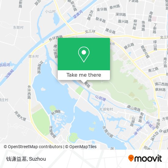 钱谦益墓 map