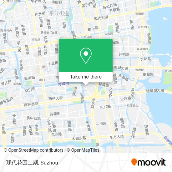 现代花园二期 map