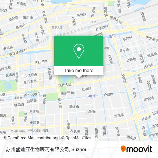 苏州盛迪亚生物医药有限公司 map