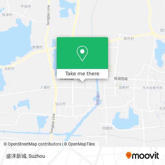 盛泽新城 map