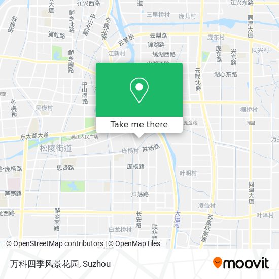 万科四季风景花园 map