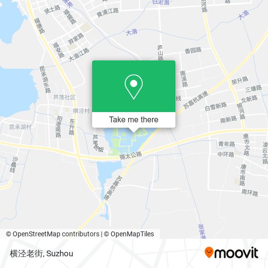 横泾老街 map