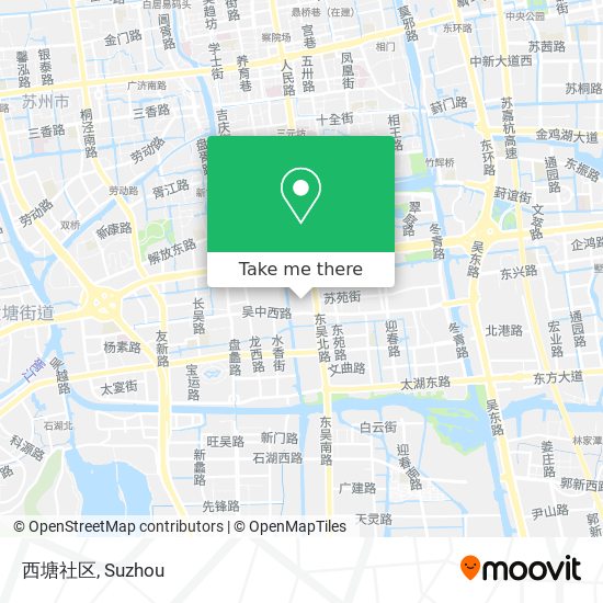 西塘社区 map