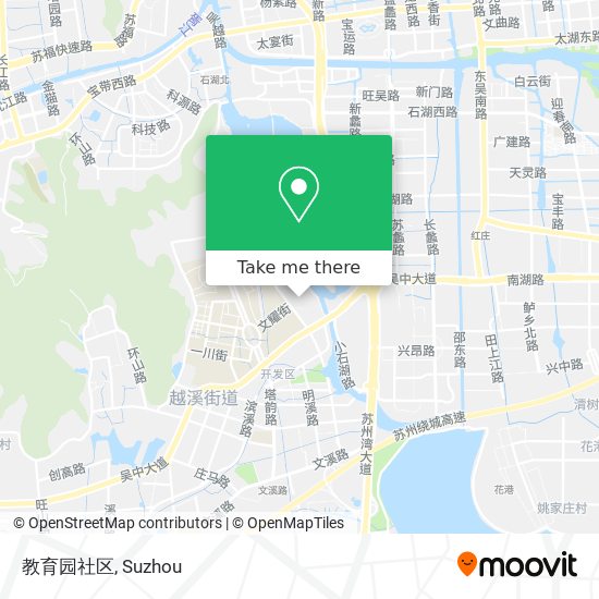 教育园社区 map