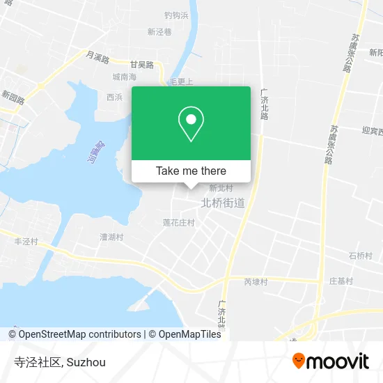 寺泾社区 map