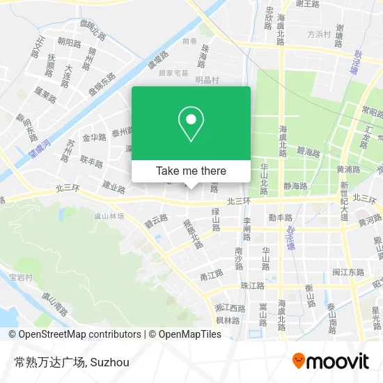 常熟万达广场 map