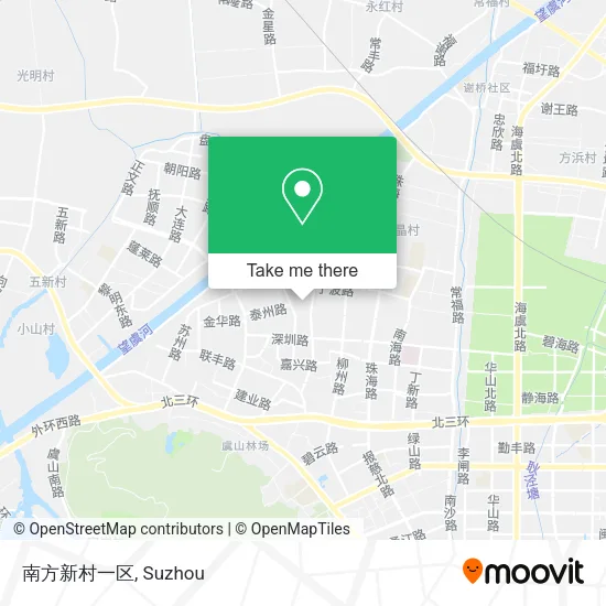 南方新村一区 map